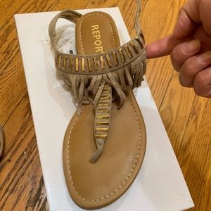 Tan sandals